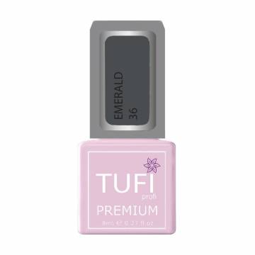 Гель-лак для ногтей Tufi profi Premium Emerald 36 Ночной стебель, 8 мл Гель-лак для ногтей Tufi profi Premium Emerald 36 Ночной стебель, 8 мл