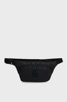 Мужская черная поясная сумка EMBLEM Черный ONESIZE Calvin Klein LV04D3478G
