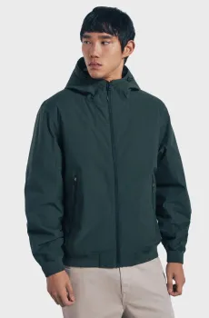 Мужская темно-зеленая куртка Зеленый M SPRINGFIELD 952089