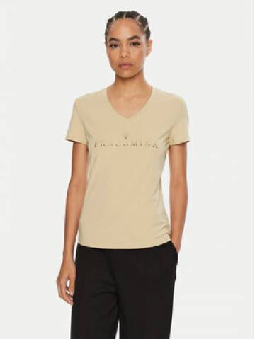 Fracomina Футболка FP24WT3007J401N5 Бежевий Slim Fit Fracomina Футболка FP24WT3007J401N5 Бежевий Slim Fit