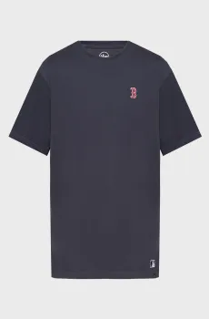 Темно-синяя футболка BOSTON RED SOX  BASE RUNNER (унисекс) Синий L 47 Brand 682204VN-FS