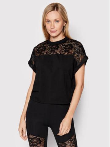 Urban Classics Блузка Lace TB4359 Чорний Regular Fit Urban Classics Блузка Lace TB4359 Чорний Regular Fit