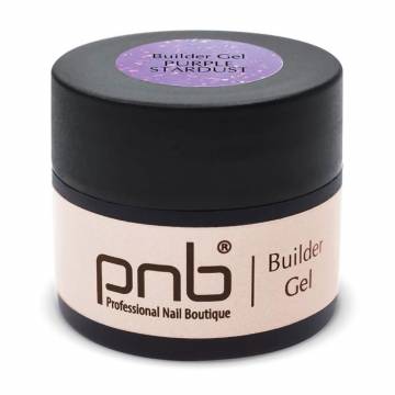 Гель для моделирования ногтей PNB Builder Gel, Purple Stardust, 5 мл Гель для моделирования ногтей PNB Builder Gel, Purple Stardust, 5 мл