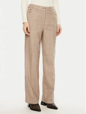 Bruuns Bazaar Штани з тканини Elezi BBW4308 Бежевий Regular Fit Bruuns Bazaar Штани з тканини Elezi BBW4308 Бежевий Regular Fit