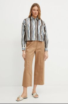 Хлопковые брюки Weekend Max Mara