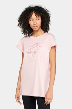 Женская розовая футболка TEE STAR DUST W Розовый M Lotto 219472/6UA