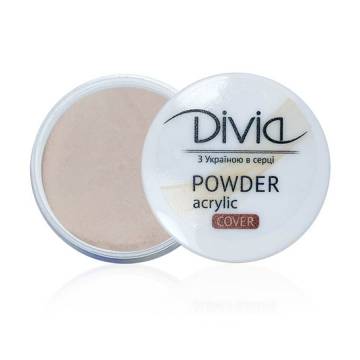 Акриловая пудра для ногтей Divia Acrylic Powder Cover Камуфлирующая, AC02 Peach, 8 г Акриловая пудра для ногтей Divia Acrylic Powder Cover Камуфлирующая, AC02 Peach, 8 г