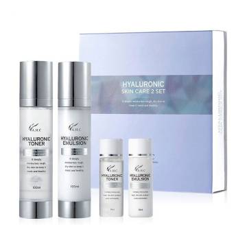 Уценка! Набор для лица AHC Hyaluronic Skin Care Set (тонер, 100 мл + тонер, 30 мл + эмульсия, 100 мл + эмульсия, 30 мл)