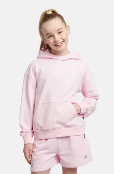 Детское розовое худи Peace Back Graphic Розовый 8-9Y New Balance LAKG0125LIR