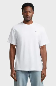 Мужская белая футболка True regular Белый XXL G-Star RAW D28609,C812