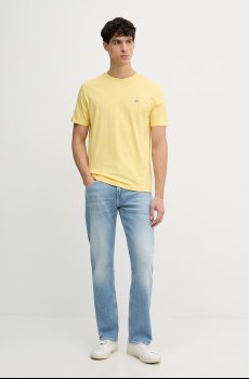 Хлопковая футболка Gant