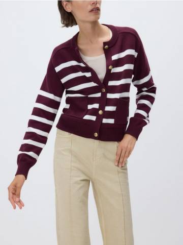 Reserved - LADIES` SWEATER - буряковий - 191HW-83X Reserved - LADIES` SWEATER - буряковий - 191HW-83X
