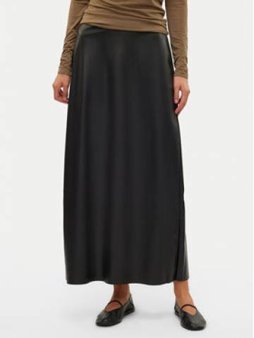 Vero Moda Спідниця зі штучної шкіри Olympia 10309137 Чорний Regular Fit Vero Moda Спідниця зі штучної шкіри Olympia 10309137 Чорний Regular Fit