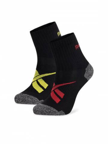 Reebok Набір з 2 пар високих шкарпеток unisex R0418-SS24 (2-pack) Чорний Reebok Набір з 2 пар високих шкарпеток unisex R0418-SS24 (2-pack) Чорний