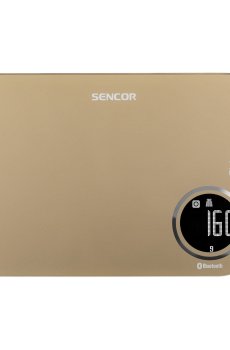 Весы кухонные Sencor Metallic Smart Bluetooth Kitchen Scale, бронзовые (SKS7077CH)