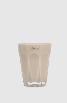Бежевый акриловый стакан для воды