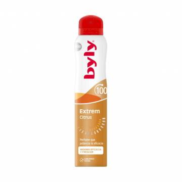 Дезодорант-спрей Byly Extrem Citrus 100h с двойными активными микрочастицами, 200 мл Дезодорант-спрей Byly Extrem Citrus 100h с двойными активными микрочастицами, 200 мл