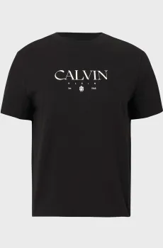 Женская черная футболка CONCEPT Черный M Calvin Klein Jeans LV047E813G