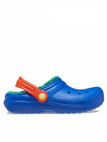 Crocs Шльопанці Classic Lined Clog Kids 207010 Голубий Crocs Шльопанці Classic Lined Clog Kids 207010 Голубий