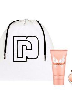 Парфюмированный набор женский Rabanne Olympea (парфюмированная вода, 6 мл + лосьон для тела, 75 мл + сумка)