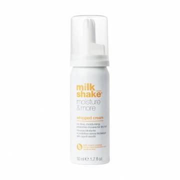 Увлажняющая пена milk_shake Moisture & More Whipped Cream для сухих волос, 50 мл Увлажняющая пена milk_shake Moisture & More Whipped Cream для сухих волос, 50 мл