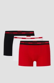 Мужские боксеры (3 шт) Разноцветный L HUGO 50492375;621