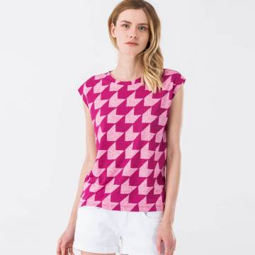 Lacoste футболка жіноча з круглим вирізом Lacoste футболка жіноча з круглим вирізом