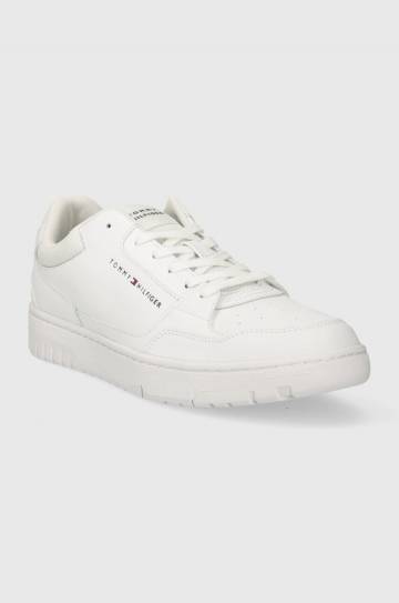 Кроссовки Tommy Hilfiger TH BASKET CORE LEATHER ESS цвет белый FM0FM05040 Кроссовки Tommy Hilfiger TH BASKET CORE LEATHER ESS цвет белый FM0FM05040