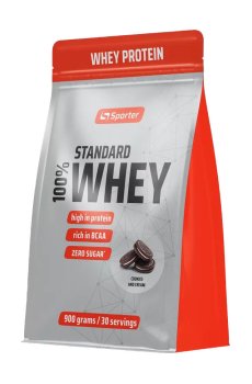 Протеин Sporter 100% Standart Whey Печенье с кремом, в порошке, 900 г