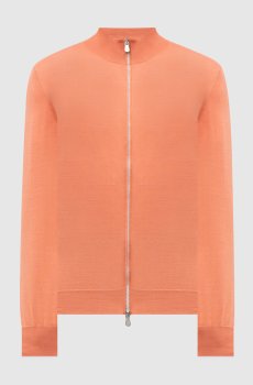 Оранжевый кардиган