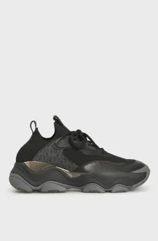 Мужские черные кроссовки ATLAS KNIT TRAINER Черный 41 Michael Kors 42F4ATFS5D