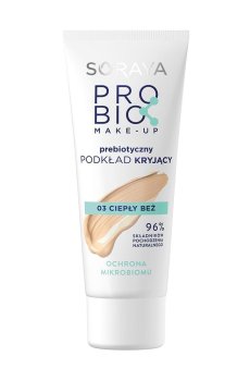 Тональный крем для лица Soraya Probio Make-Up 03 Warm Beige, 30 мл