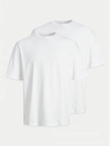 Jack&Jones Набір з 2 футболок Bradley 12264845 Білий Wide Fit Jack&Jones Набір з 2 футболок Bradley 12264845 Білий Wide Fit