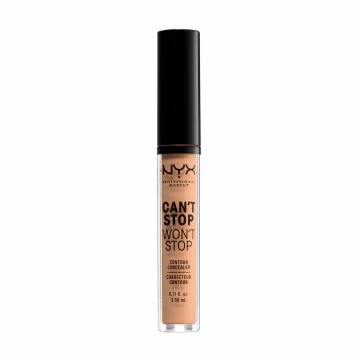 Консилер для лица NYX Professional Makeup Cant Stop Wont Stop Contour Concealer, 09 Medium Olive, 3.5 мл Консилер для лица NYX Professional Makeup Cant Stop Wont Stop Contour Concealer, 09 Medium Olive, 3.5 мл
