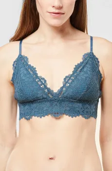 Женский синий бюстгальтер с мягкой треугольной чашкой SUCCESS Синий 70B Etam 6527493