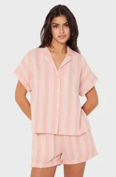 Женские розовые шорты в полоску SKYE Розовый S Etam 6545760