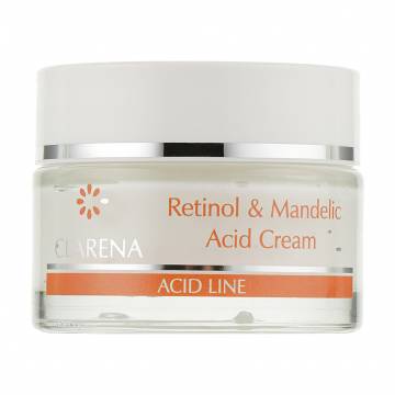 Крем для лица Clarena Retinol & Mandelic Acid Cream с ретинолом и миндальной кислотой, 50 мл Крем для лица Clarena Retinol & Mandelic Acid Cream с ретинолом и миндальной кислотой, 50 мл