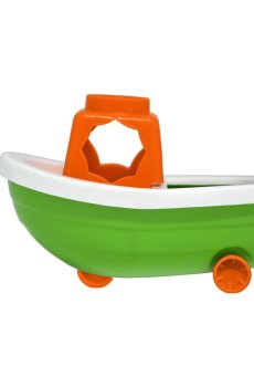 Детская развивающая игрушка Tigres Barkas Кораблик, от 1 года, 6 элементов, зеленый (39791)