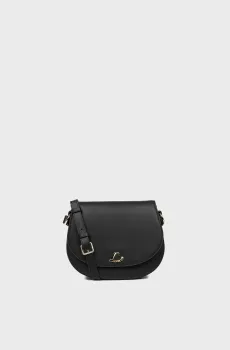 Женская черная кожаная сумка Черный ONESIZE Lancaster 523-75-NOIR