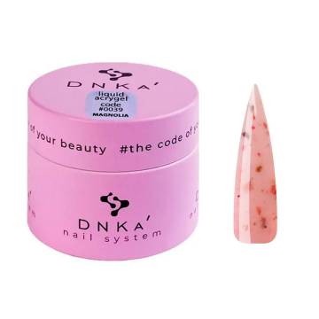 Жидкий акрил-гель для ногтей DNKa Liquid Acrygel 0039 Magnolia, 15 мл