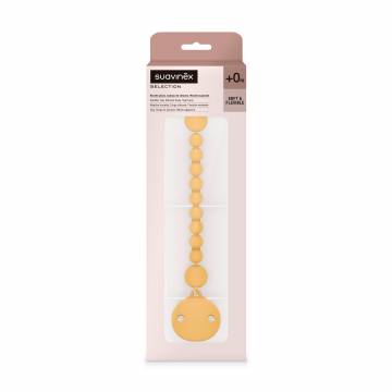 Силиконовая клипса для пустышки Suavinex Colour Essence мустард (401520) Силиконовая клипса для пустышки Suavinex Colour Essence мустард (401520)