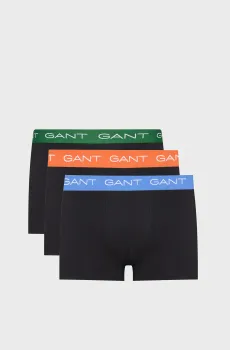 Мужские черные боксеры (3 шт) TRUNK 3-PACK Черный L Gant 902533003