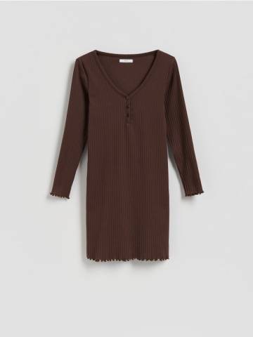 Reserved - Нічна сорочка - коричневий - 078EY-88X