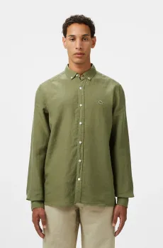 Мужская зеленая рубашка Зеленый 45 Lacoste CH5692TBMY