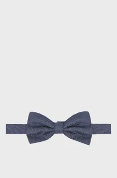 Мужская темно-синяя шелковая бабочка Синий ONESIZE Karl Lagerfeld 582151.805200;690