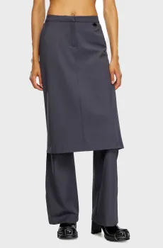 Женские серые брюки P-EARL Серый 38 Diesel A14005 0HJAB