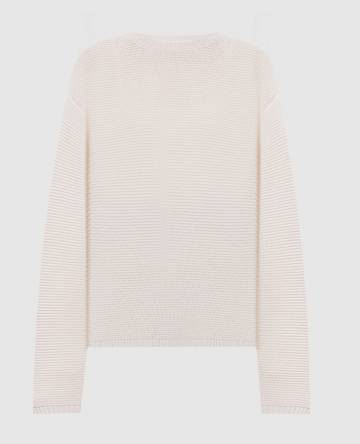 Белый свитер MERIAN из кашемира Белый свитер MERIAN из кашемира