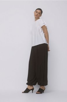 Reserved - Штани balloon - коричневий - 094JL-88X