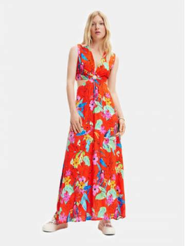 Desigual Літня сукня 23SWVW73 Червоний Regular Fit Desigual Літня сукня 23SWVW73 Червоний Regular Fit