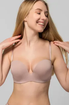 Женский пудровый бюстгальтер Розовый 85A brabrabra SLZ19801225